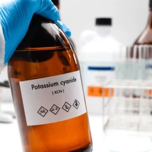 Liquid potassium cyanide